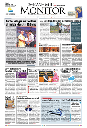 Cover of Kashmir Monitor