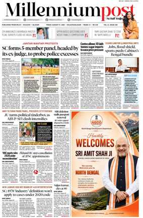 Cover of Millennium Post (Kolkata)