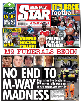 Cover of Irish Daily Star