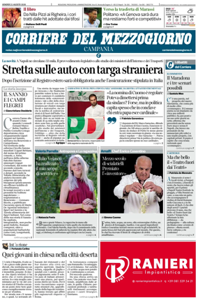Cover of Corriere del Mezzogiorno (Campania)