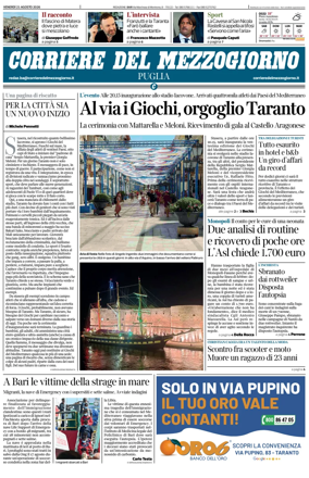 Cover of Corriere del Mezzogiorno (Puglia)
