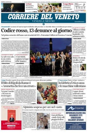 Cover of Corriere del Veneto (Venezia e Mestre)