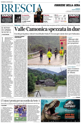Cover of Corriere della Sera (Brescia)