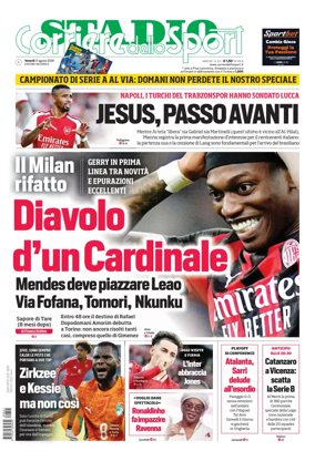 Cover of Corriere dello Sport Stadio (Nazionale)