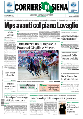 Cover of Corriere di Siena