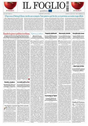 Cover of Il Foglio Quotidiano