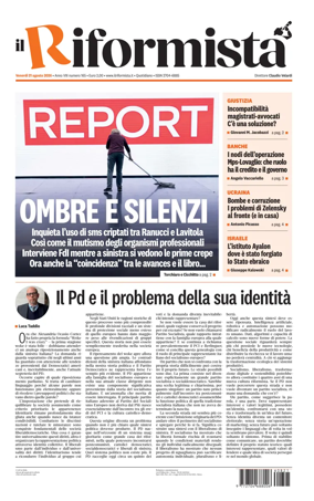 Cover of Il Riformista (Italy)