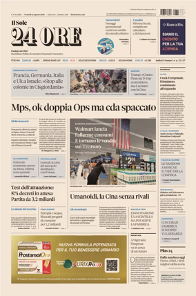 Cover of Il Sole 24 Ore