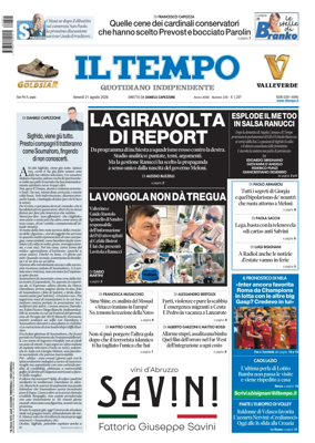 Cover of Il Tempo (Nazionale)