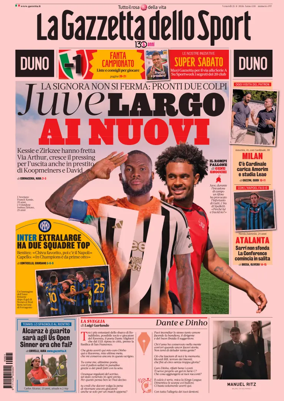 Cover of La Gazzetta dello Sport