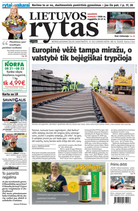 Cover of Lietuvos Rytas