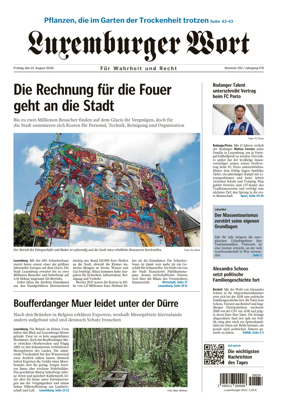 Cover of Luxemburger Wort