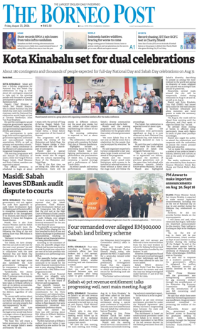 Cover of The Borneo Post (Sabah)