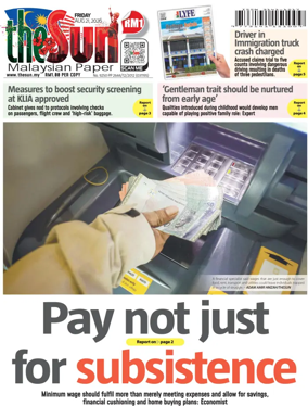 Cover of The Sun (Malaysia)