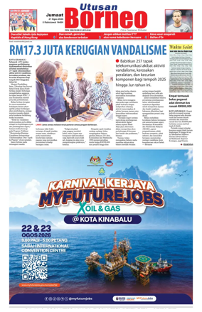 Cover of Utusan Borneo (Sabah)