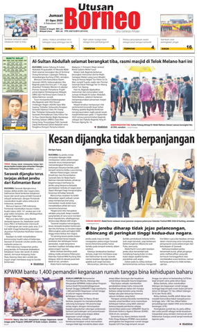 Cover of Utusan Borneo (Sarawak)