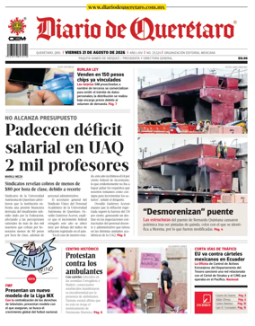 Cover of Diario de Queretaro