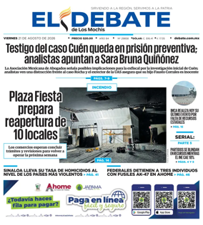 Cover of El Debate de Los Mochis