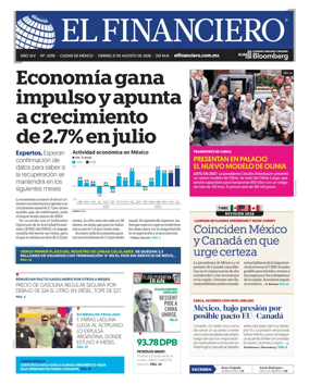 Cover of El Financiero