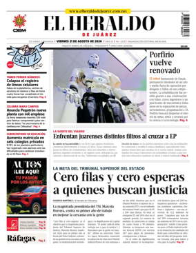 Cover of El Heraldo de Juarez