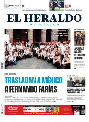 Cover of El Heraldo de Mexico