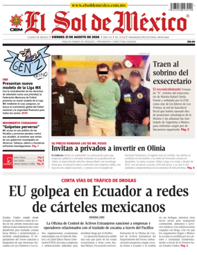 Cover of El Sol de Mexico