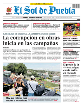 Cover of El Sol de Puebla