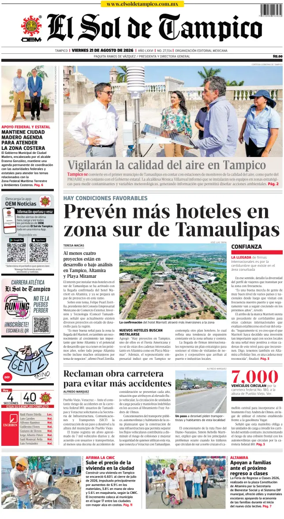 Cover of El Sol de Tampico