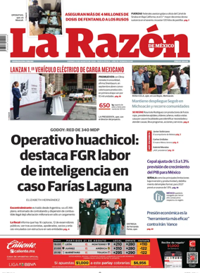 Cover of La Razon de Mexico