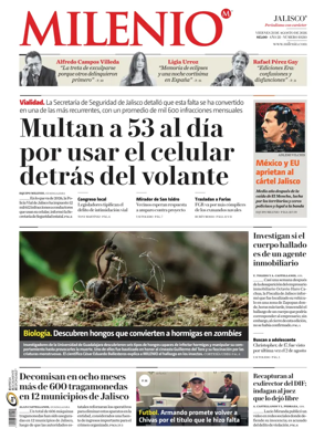 Cover of Milenio Jalisco