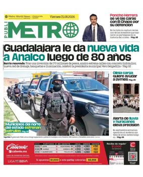 Cover of Publimetro Guadalajara