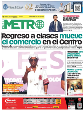 Cover of Publimetro Merida