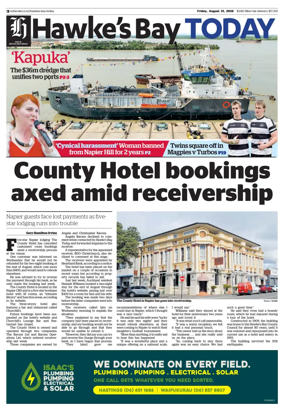Cover of Hawke's Bay Today