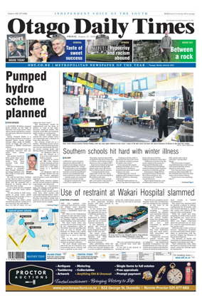 Cover of Otago Daily Times