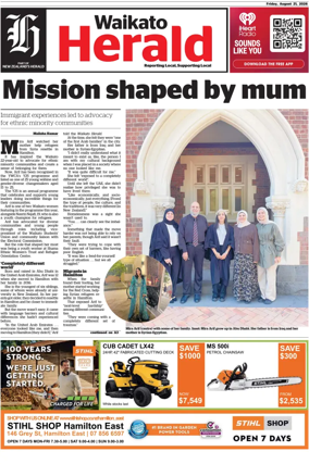 Cover of Waikato Herald