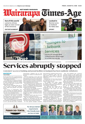 Cover of Wairarapa Times-Age (NZ)