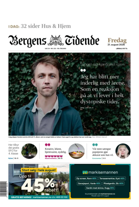 Cover of Bergens Tidende
