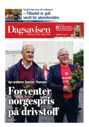 Cover of Dagsavisen