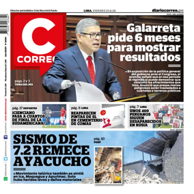 Cover of Diario Correo