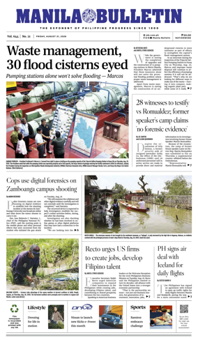 Cover of Manila Bulletin