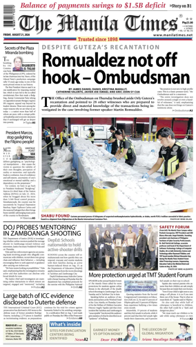 Cover of The Manila Times