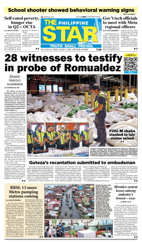 Cover of The Philippine Star