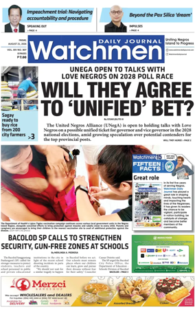 Cover of Watchmen Daily Journal