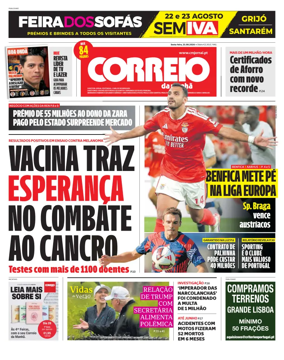 Cover of Correio da Manha