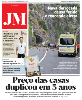 Cover of Jornal Madeira