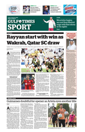 Cover of Gulf Times Sport