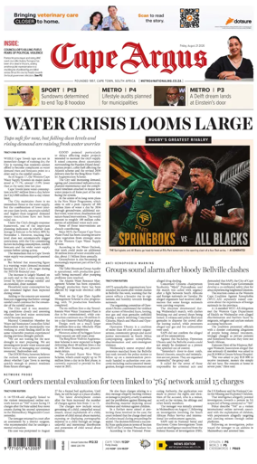 Cover of Cape Argus (PM Edition)