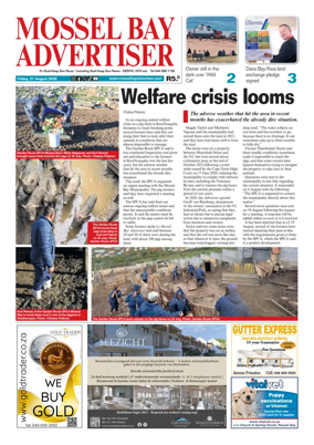 Cover of Mossel Bay Advertiser