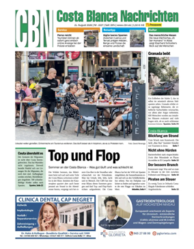 Cover of Costa Blanca Nachrichten