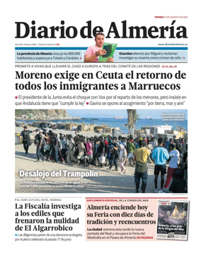 Cover of Diario de Almeria